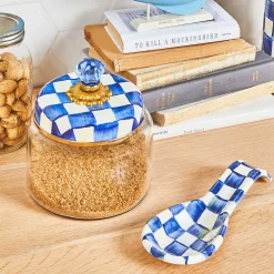 Royal Check Kitchen Canister - Small|MacKenzie-Childs