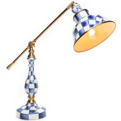 Royal Check Reading Table Lamp|MacKenzie-Childs Outlet