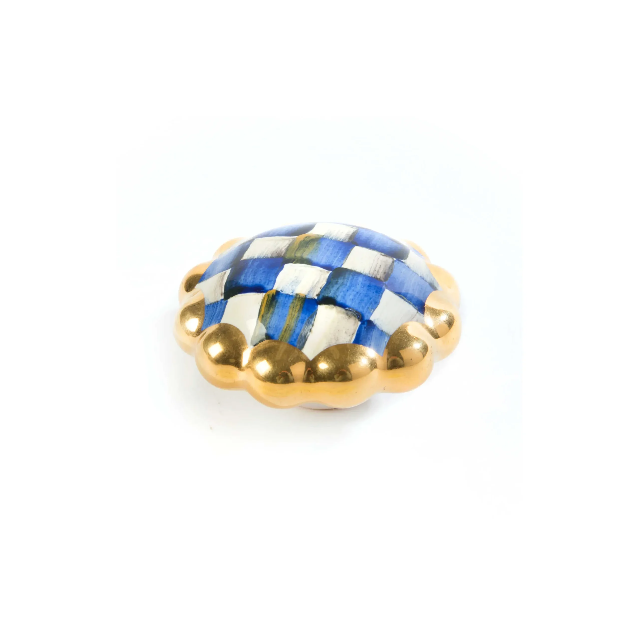 Royal Check Round Knob|MacKenzie-Childs Discount