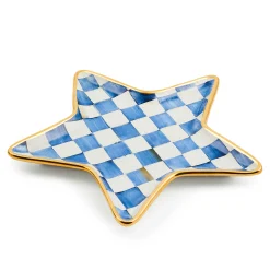 Royal Check Star Plate|MacKenzie-Childs New