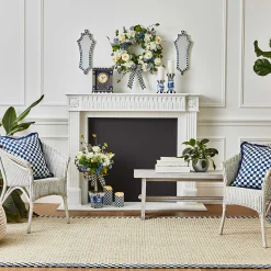 Royal Check Wall Mirror|MacKenzie-Childs Clearance