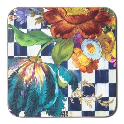 Royal Flower Market Cork Back Coasters - Set Of 4|MacKenzie-Childs Sale