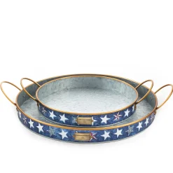 Royal Star Serving Trays - Set Of 2|MacKenzie-Childs Discount