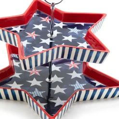 Royal Star Tiered Stand|MacKenzie-Childs Outlet