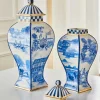 Royal Toile Ginger Jar - Small|MacKenzie-Childs Outlet