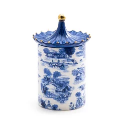 Royal Toile Lidded Cachepot|MacKenzie-Childs Sale