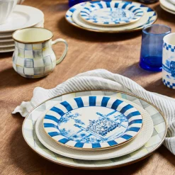 Royal Toile Small Plates - Set Of 4|MacKenzie-Childs Discount
