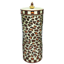 Serengeti Toilet Tissue Vertical Container|MacKenzie-Childs Sale