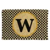 Single Letter Monogrammed Entrance Mat - W|MacKenzie-Childs Hot