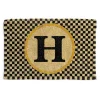 Single Letter Monogrammed Entrance Mat - H|MacKenzie-Childs Online