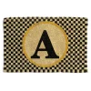 Single Letter Monogrammed Entrance Mat - A|MacKenzie-Childs New