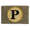 Single Letter Monogrammed Entrance Mat - P|MacKenzie-Childs Clearance