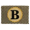 Single Letter Monogrammed Entrance Mat - B|MacKenzie-Childs