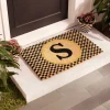 Single Letter Monogrammed Entrance Mat - S|MacKenzie-Childs Online