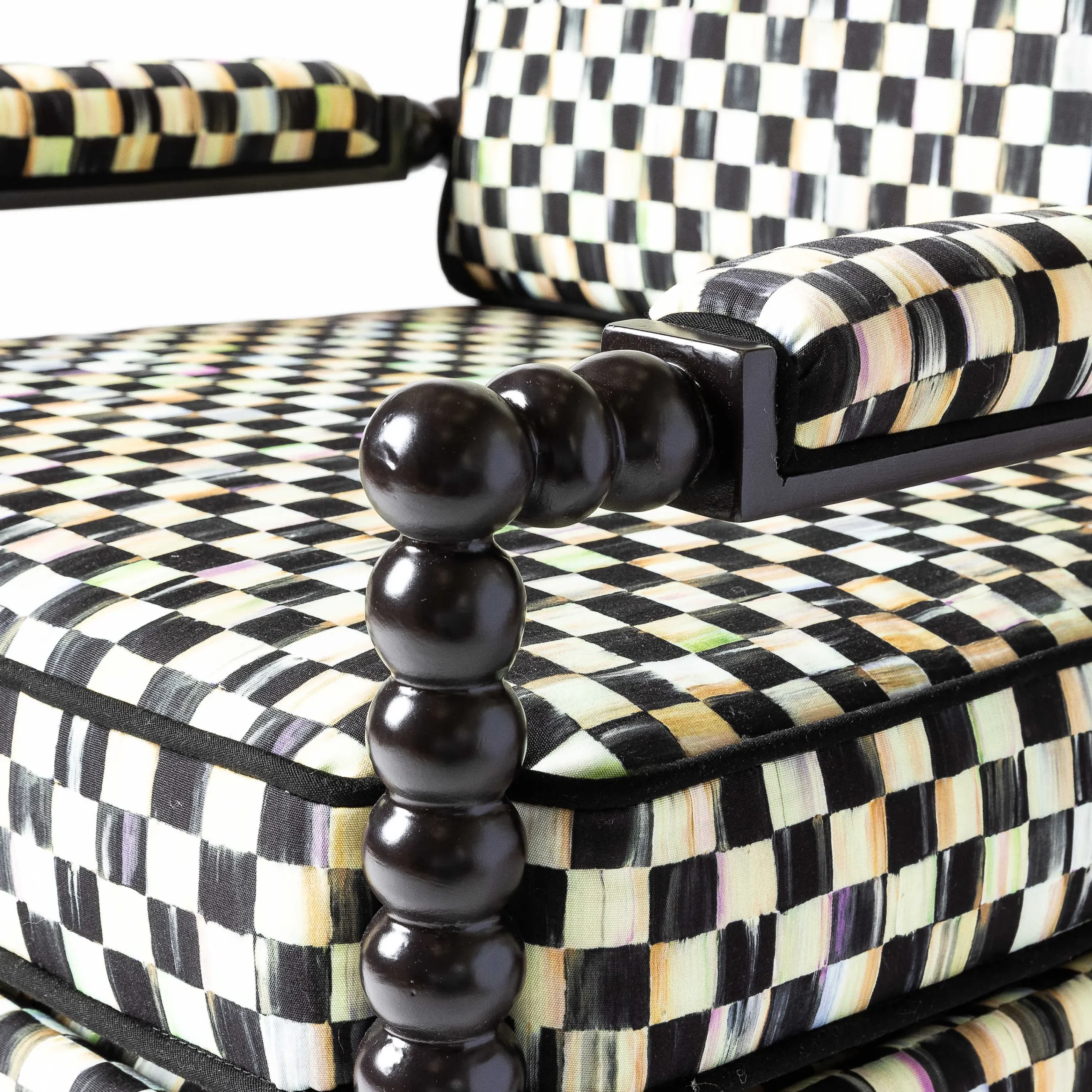 Spindle Check Outdoor Chair|MacKenzie-Childs Best