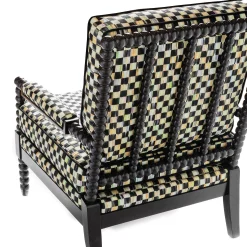 Spindle Check Outdoor Chair|MacKenzie-Childs Best