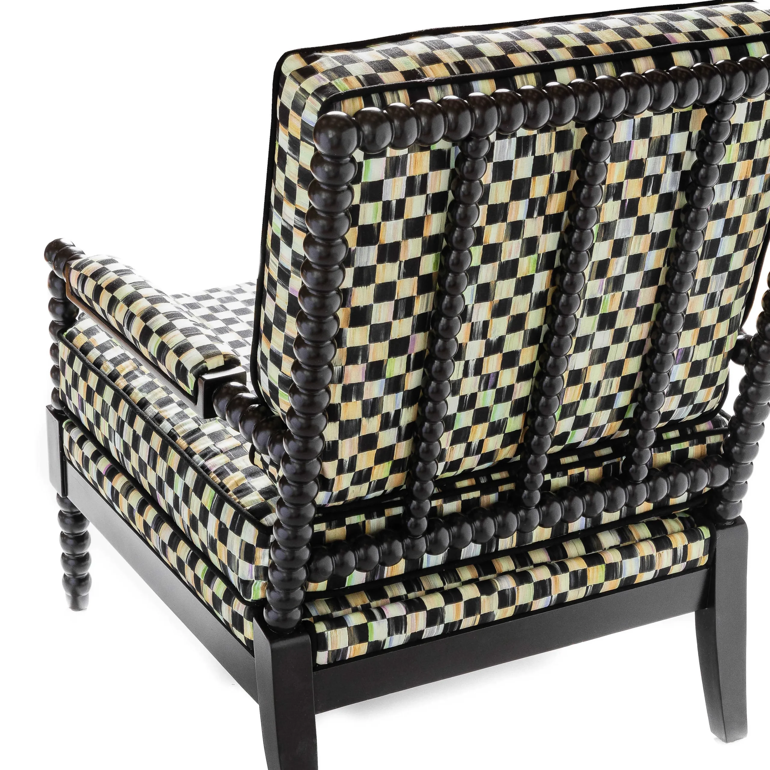 Spindle Check Outdoor Chair|MacKenzie-Childs Best
