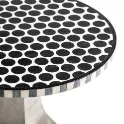 Spot On Accent Table - Black|MacKenzie-Childs Discount