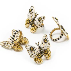 Spot On Butterfly Napkin Rings - Set Of 4|MacKenzie-Childs Hot