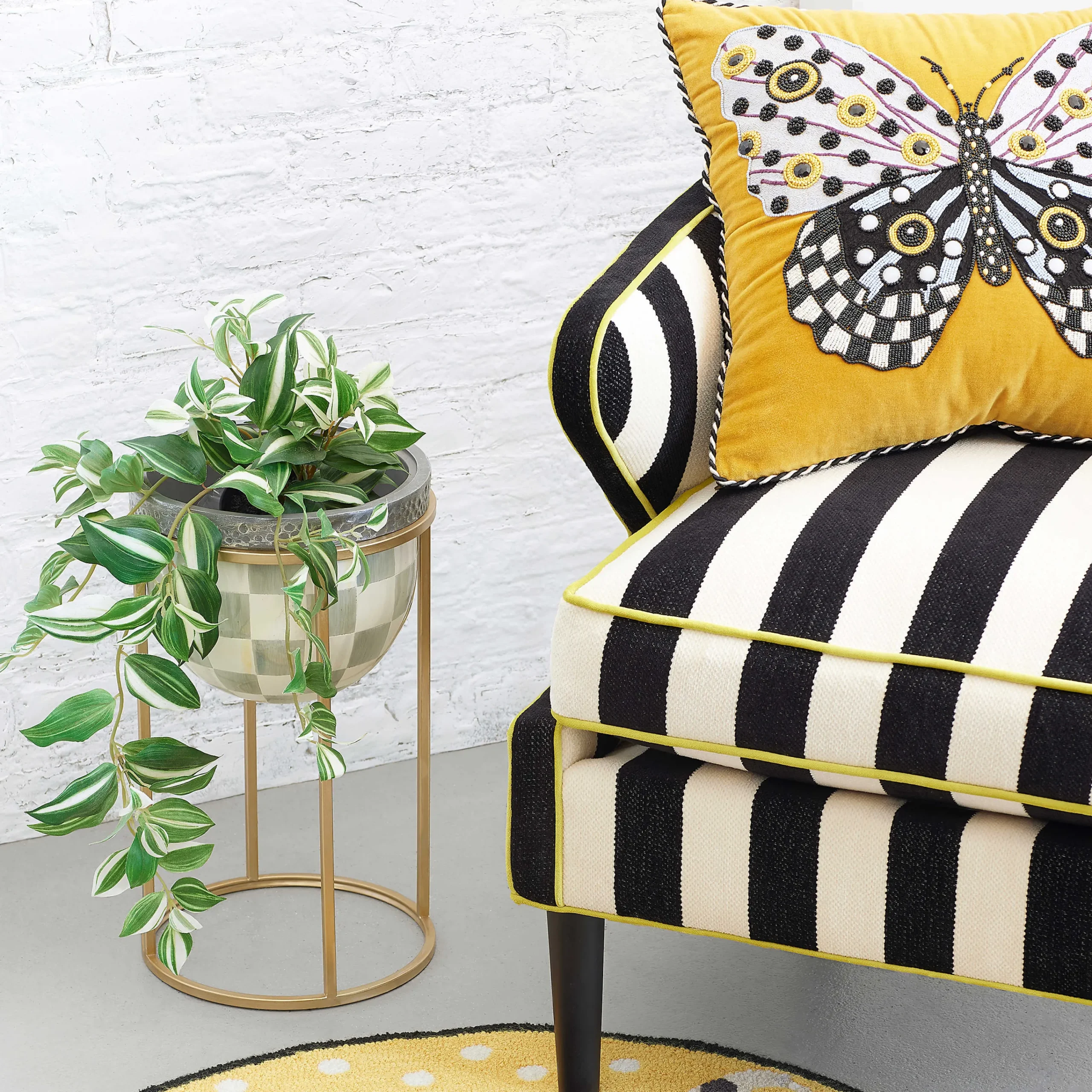 Spot On Butterfly Pillow|MacKenzie-Childs Outlet