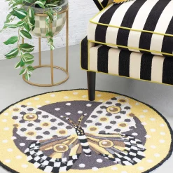 Spot On Butterfly Rug - 3' Round|MacKenzie-Childs Sale