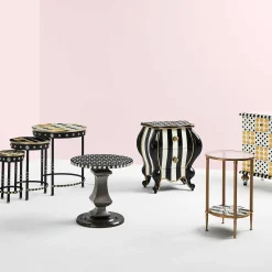 Spot On Nesting Tables - Set Of 3|MacKenzie-Childs Sale
