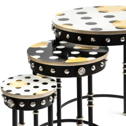 Spot On Nesting Tables - Set Of 3|MacKenzie-Childs Sale