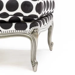Spot On Ottoman - Black|MacKenzie-Childs Best