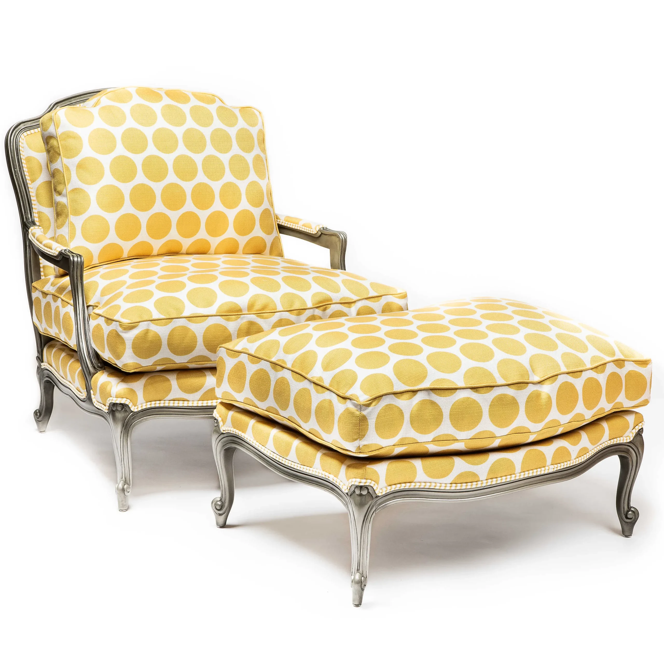 Spot On Ottoman - Buttercup|MacKenzie-Childs Online