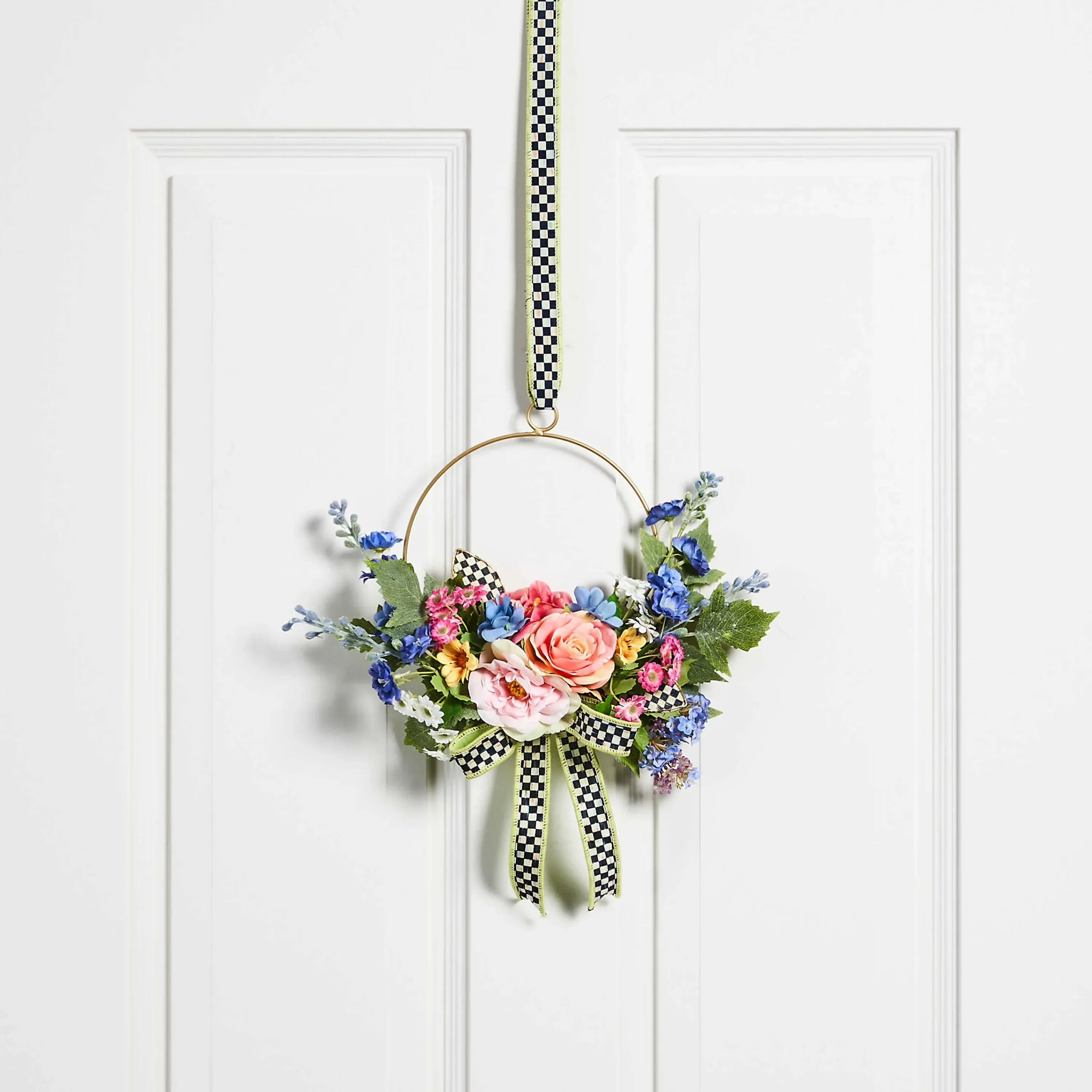 Spring Blooms Hoop Wreath|MacKenzie-Childs Clearance