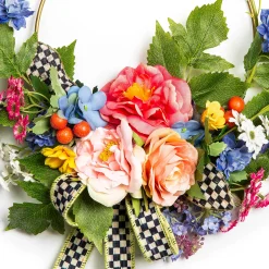 Spring Blooms Hoop Wreath|MacKenzie-Childs Clearance