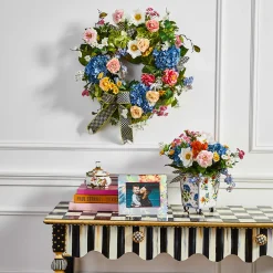 Spring Blooms Wreath|MacKenzie-Childs Outlet