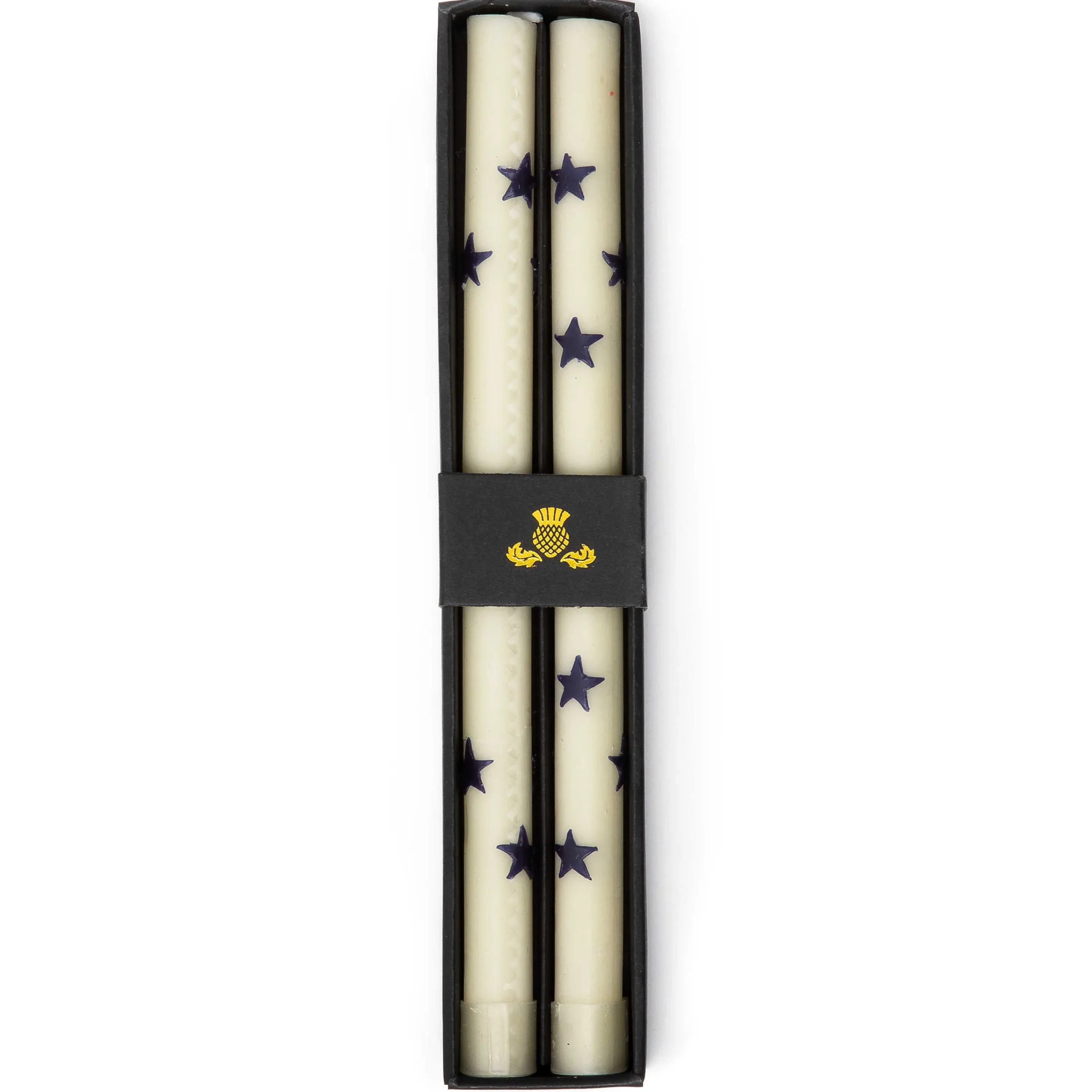 Star Dinner Candles - Navy - Set Of 2|MacKenzie-Childs New