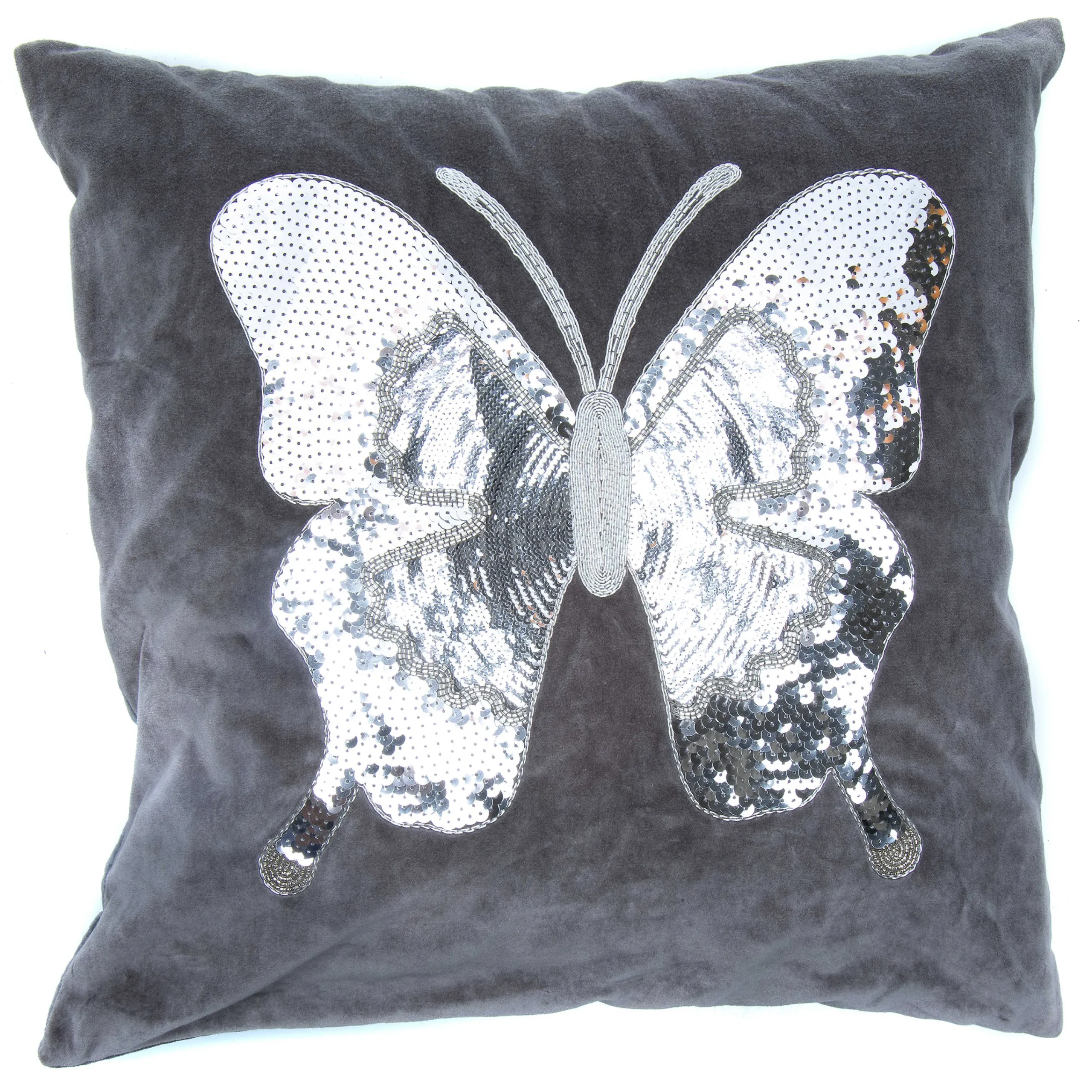 Sterling Butterfly Pillow|MacKenzie-Childs Hot