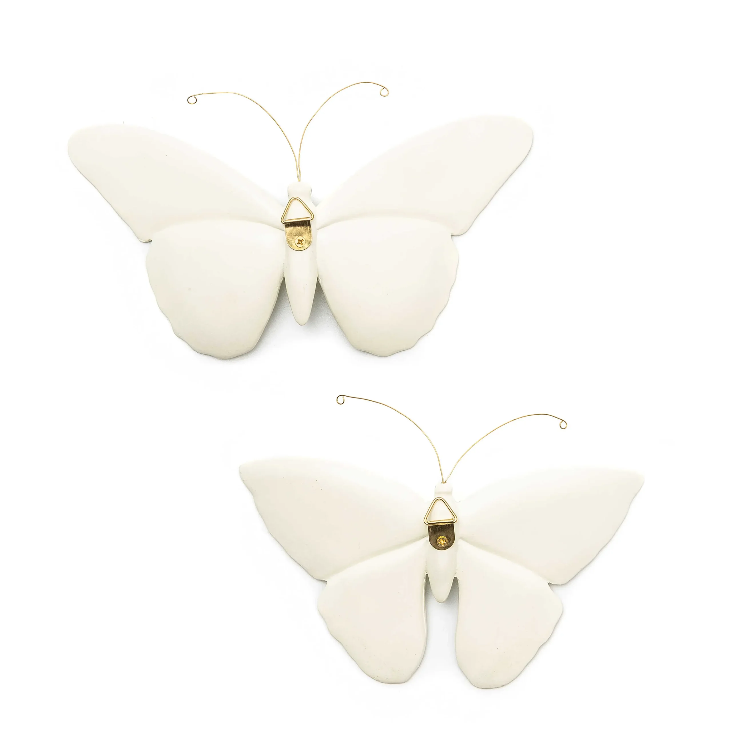Sterling Check Butterfly Duo Wall Decor|MacKenzie-Childs New