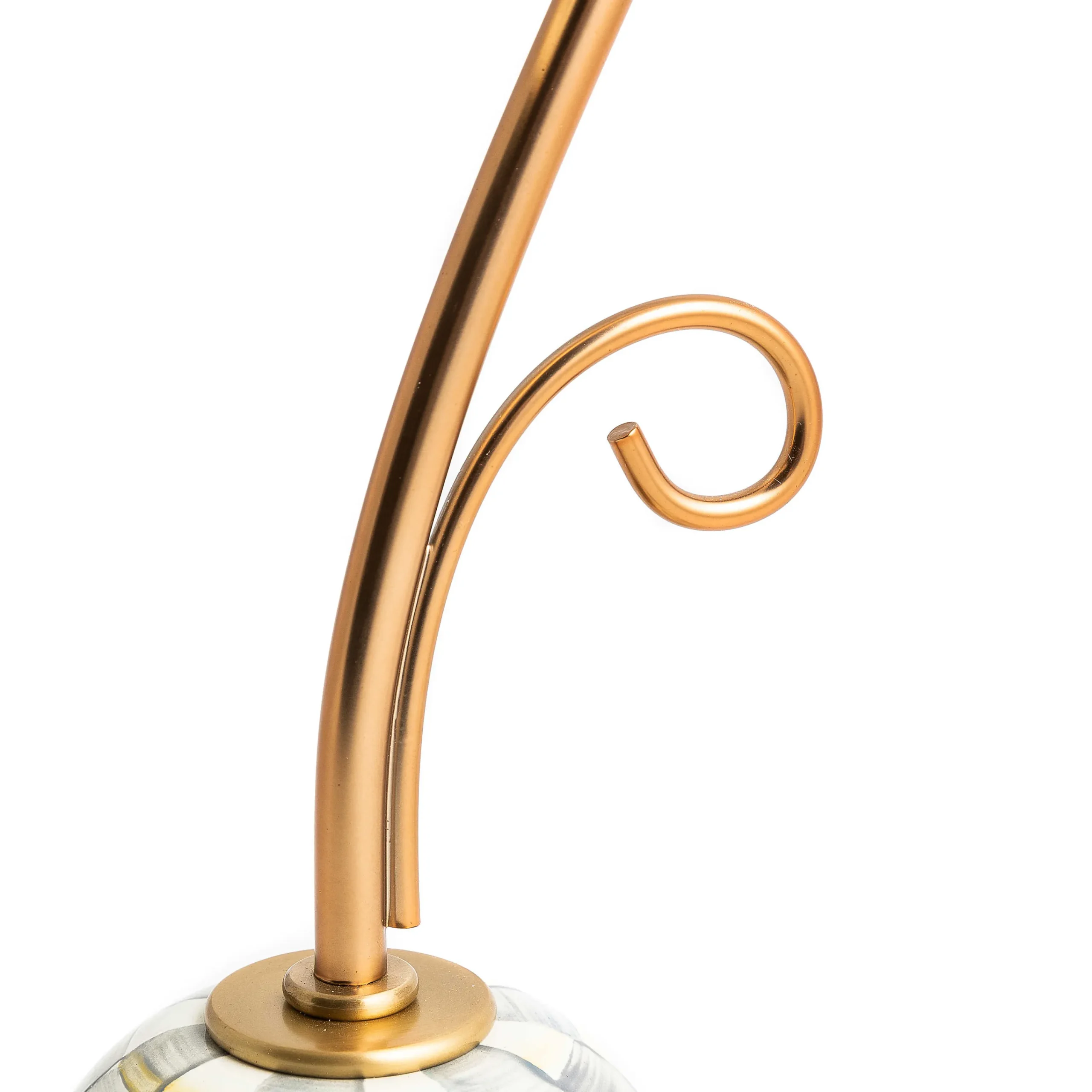 Sterling Check Desk Lamp|MacKenzie-Childs Discount