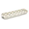 Sterling Check Enamel Baguette Dish|MacKenzie-Childs Discount