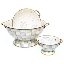 Sterling Check Enamel Everything Bowl|MacKenzie-Childs Hot