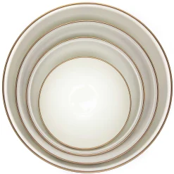 Sterling Check Enamel Everyday Bowl - Extra Large|MacKenzie-Childs Online