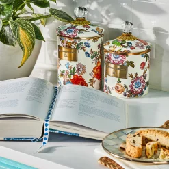 Sterling Check Enamel Salad/Dessert Plate|MacKenzie-Childs