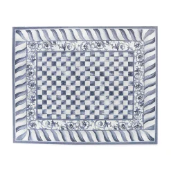 Sterling Check Rug - 8' X 10'|MacKenzie-Childs Best