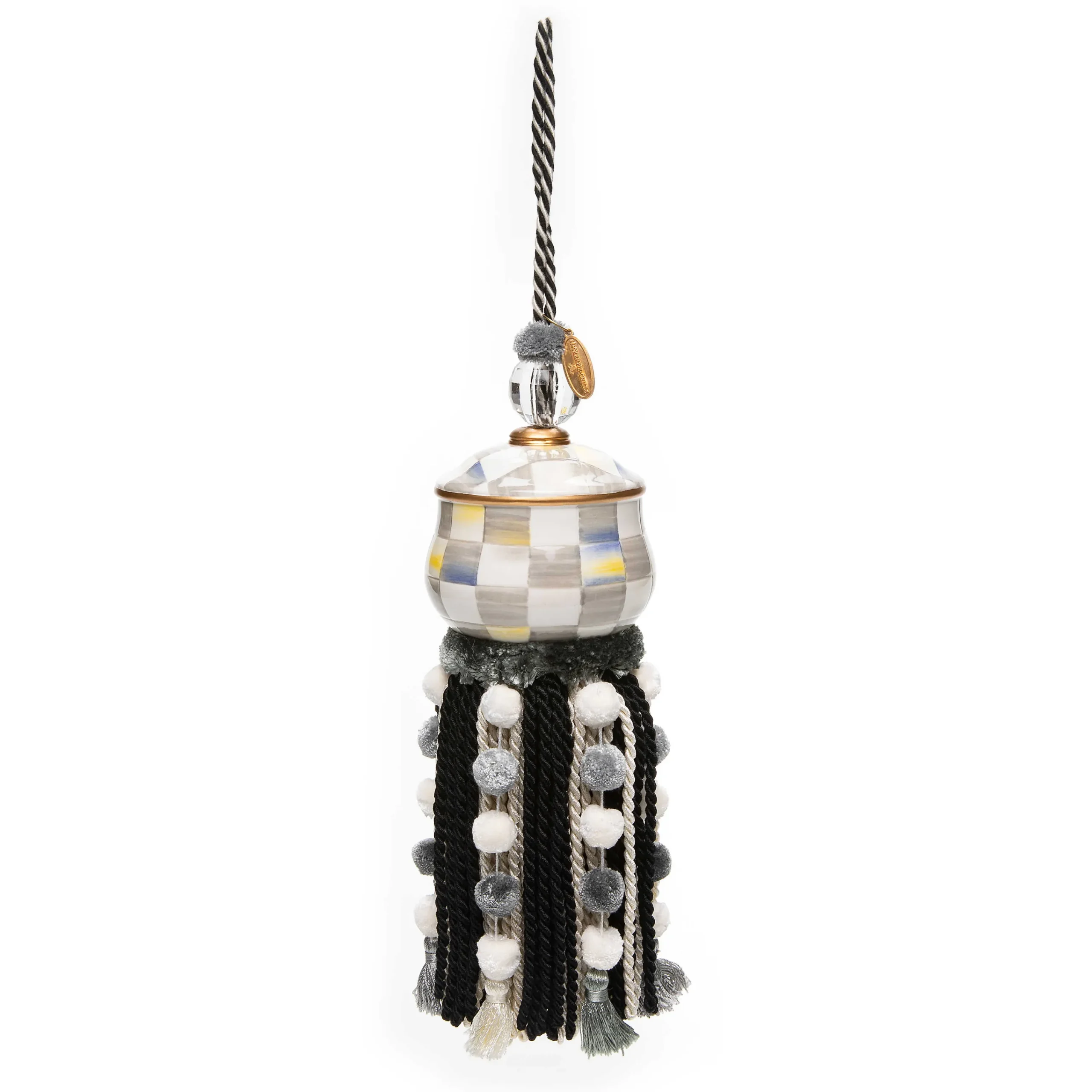 Sterling Check Tassel|MacKenzie-Childs Best