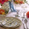 Sterling Check Wine Glass|MacKenzie-Childs Sale