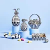 Sterling Stripe Eggs - Set Of 4|MacKenzie-Childs