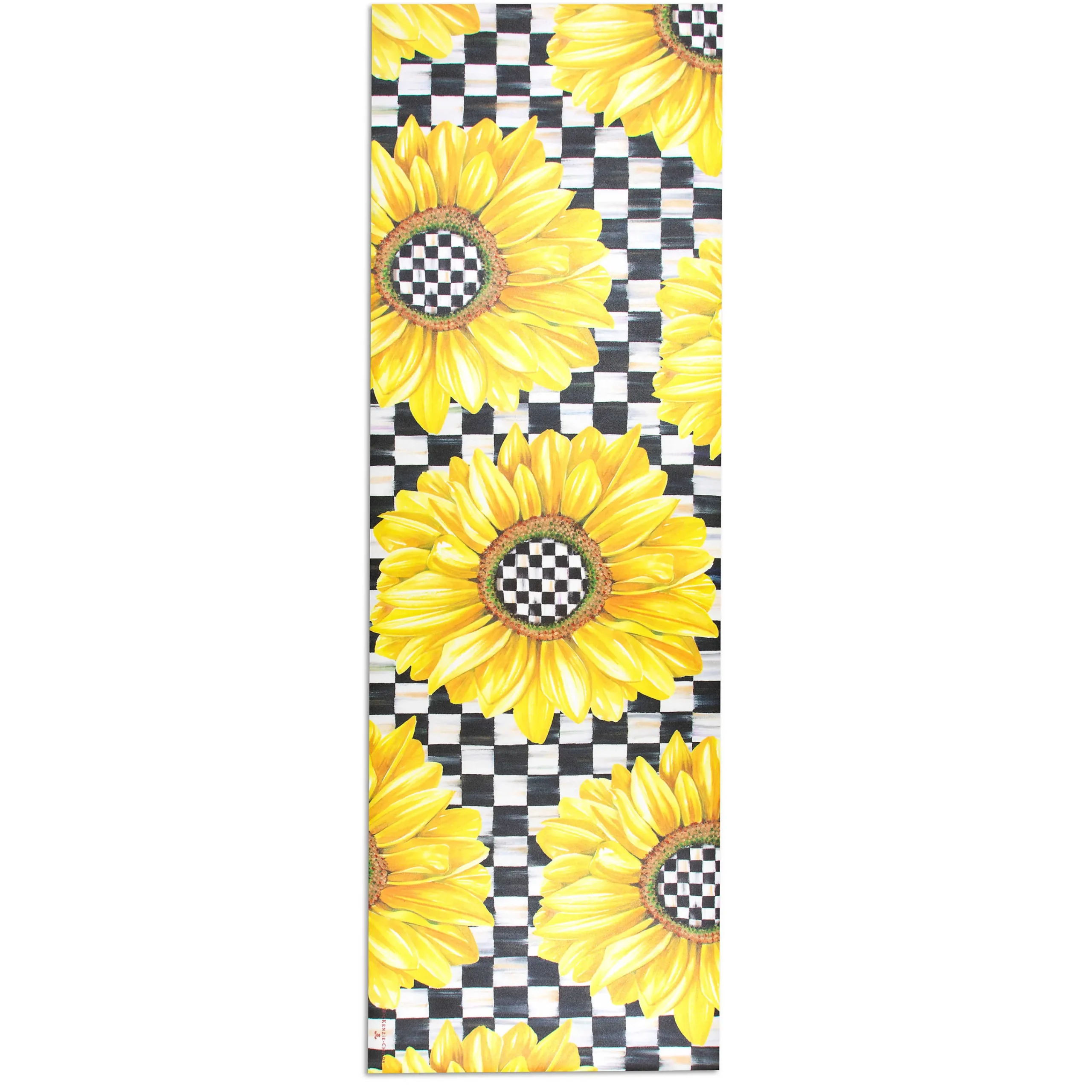 Sunflower Floor Mat - 2'6" X 8' Runner|MacKenzie-Childs