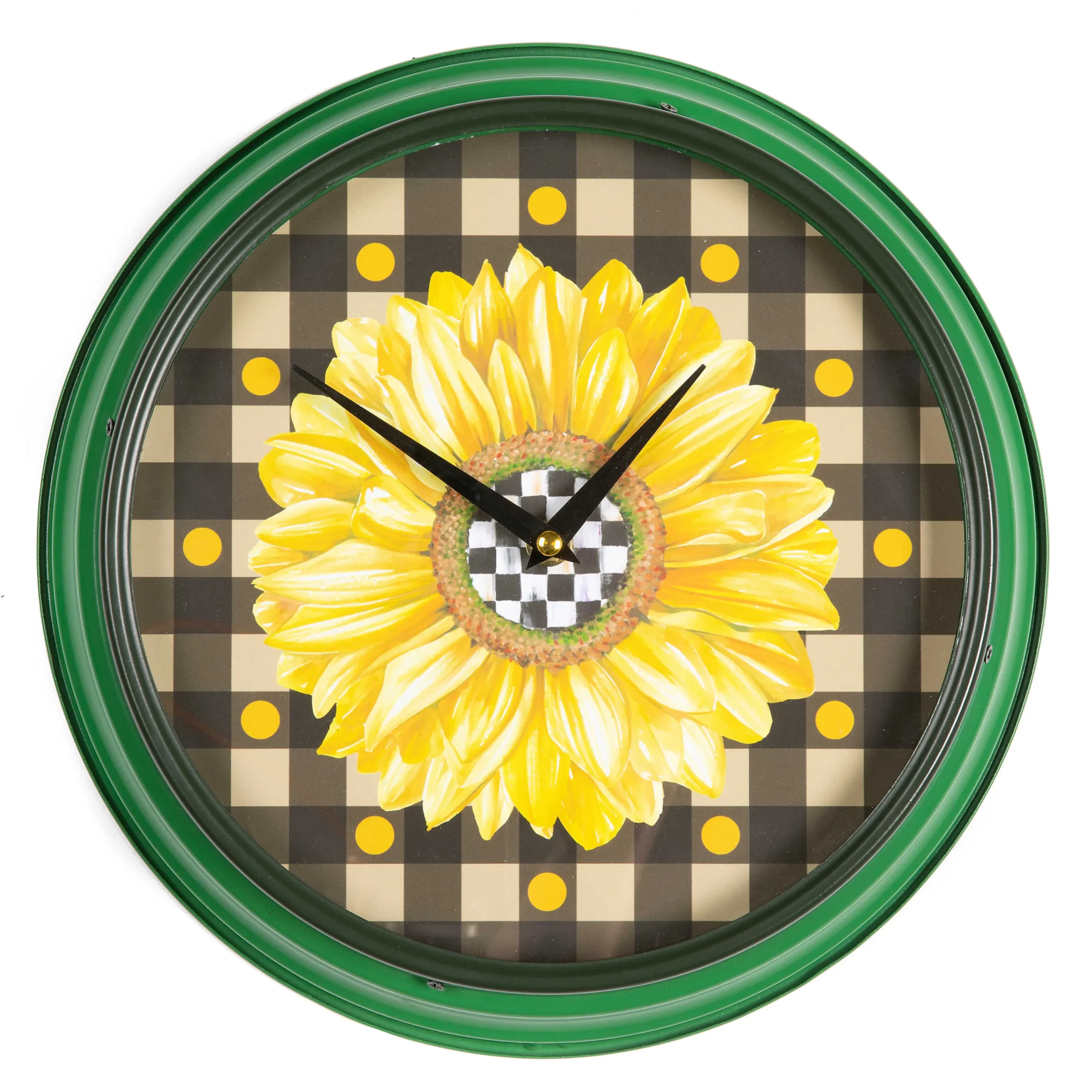 Sunflower Wall Clock|MacKenzie-Childs Best