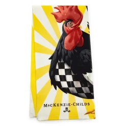 Sunrise Rooster Dish Towel|MacKenzie-Childs Outlet
