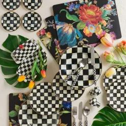 Supper Club 3-Piece Place Setting - Courtly Check|MacKenzie-Childs Sale