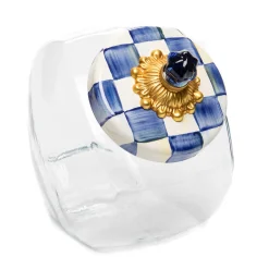 Sweets Jar With Royal Check Enamel Lid|MacKenzie-Childs Discount