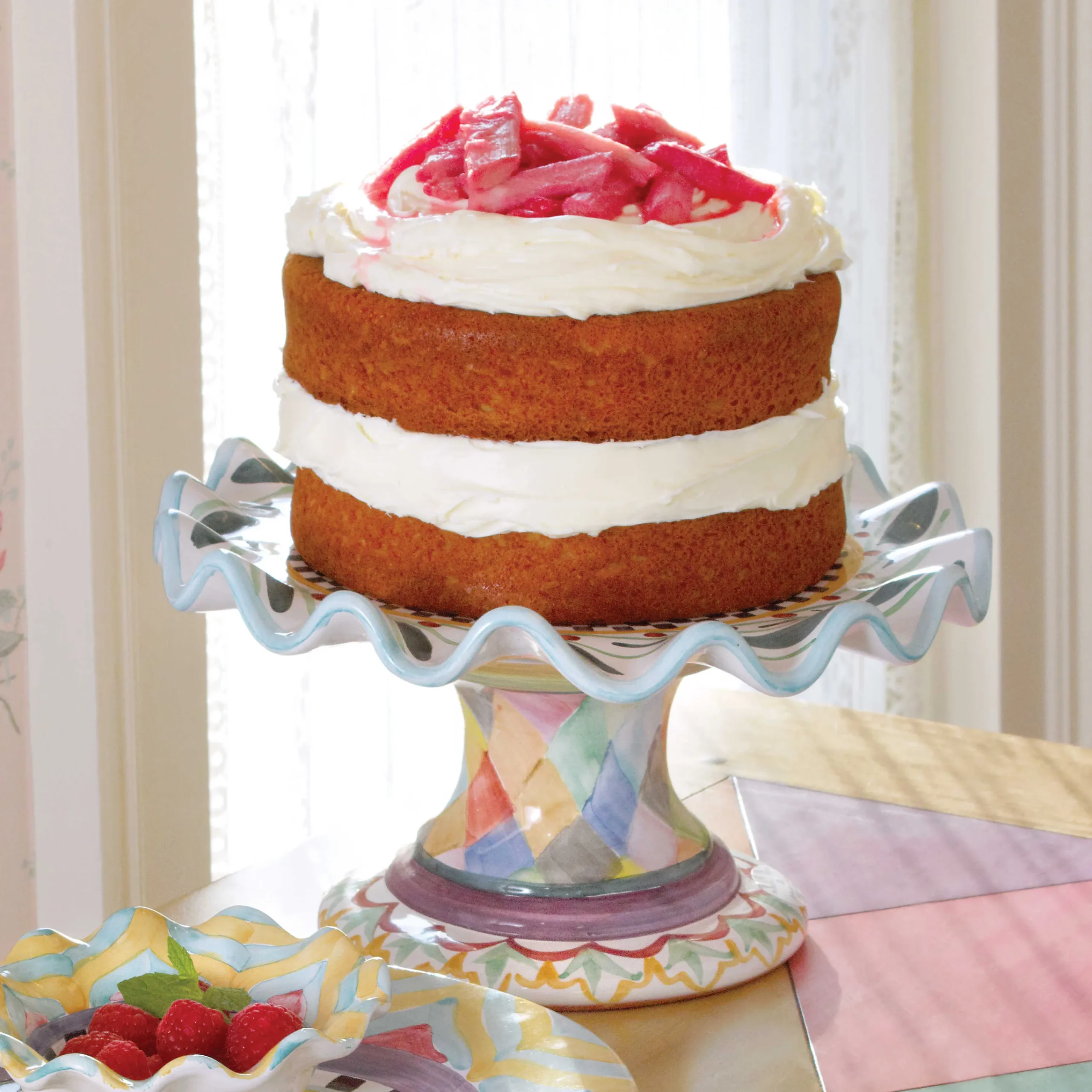 Taylor Fluted Cake Stand - Odd Fellows|MacKenzie-Childs Online